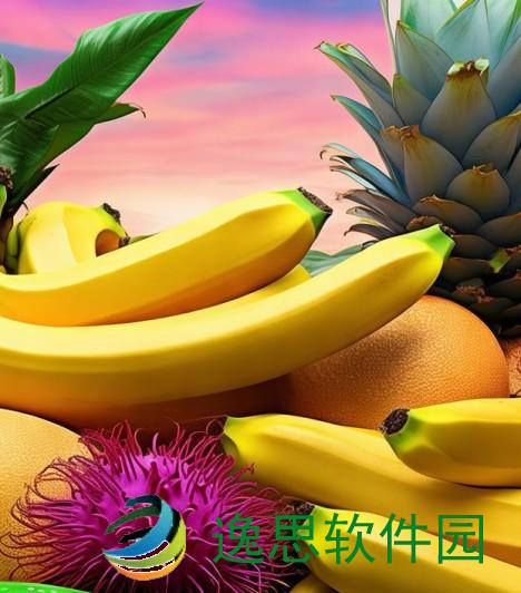 五彩水果的世界——以香蕉、菠萝蜜与菠萝为中心的美食探索香蕉菠萝蜜菠萝哈密瓜