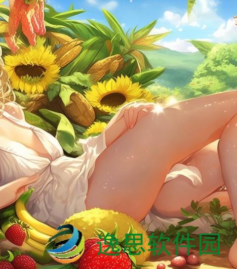 夏日的果实，草莓、茄子、秋葵、香蕉、丝瓜与榴莲的盛宴草莓榴莲向日葵丝瓜茄子