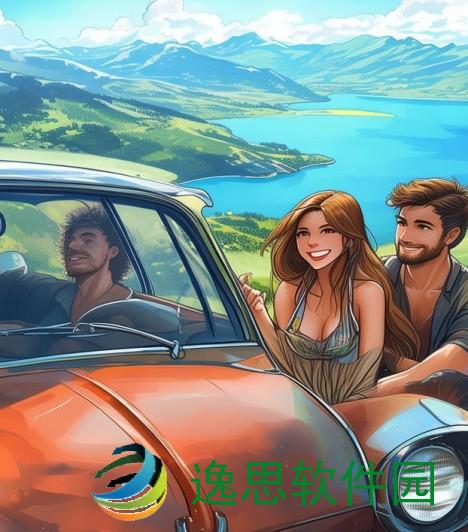 夫妻双双携友自驾游畅游山水间的美好时光