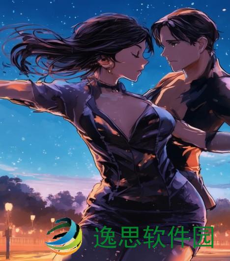 情侣夜晚运动点燃爱火的浪漫动图分享