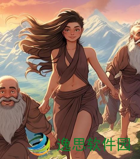 四个和尚携手登山探险共克难关传递智慧与友情