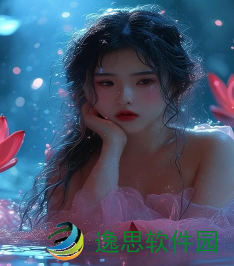 两瓣红莲映碧水今夜盼君归浴清波之梦