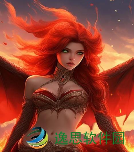 红龙女王阿莱克丝塔萨的传奇之旅与火焰之力的觉醒
