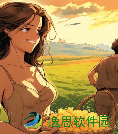 儿子辛勤耕耘母亲田地传承爱的丰收故事