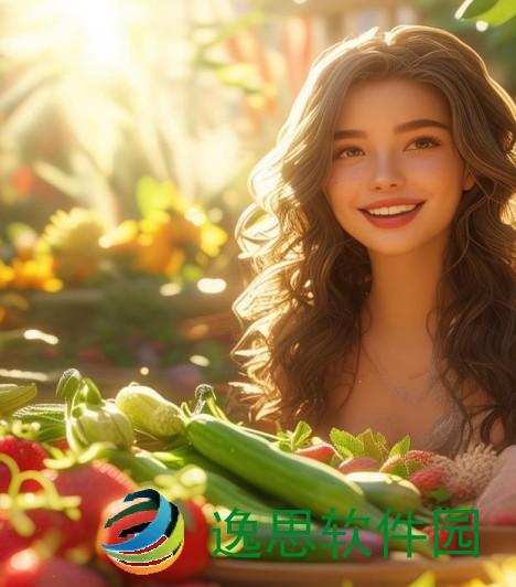 阳光下的丰收盛宴 向日葵草莓秋葵黄瓜荔枝丝瓜的美味之旅